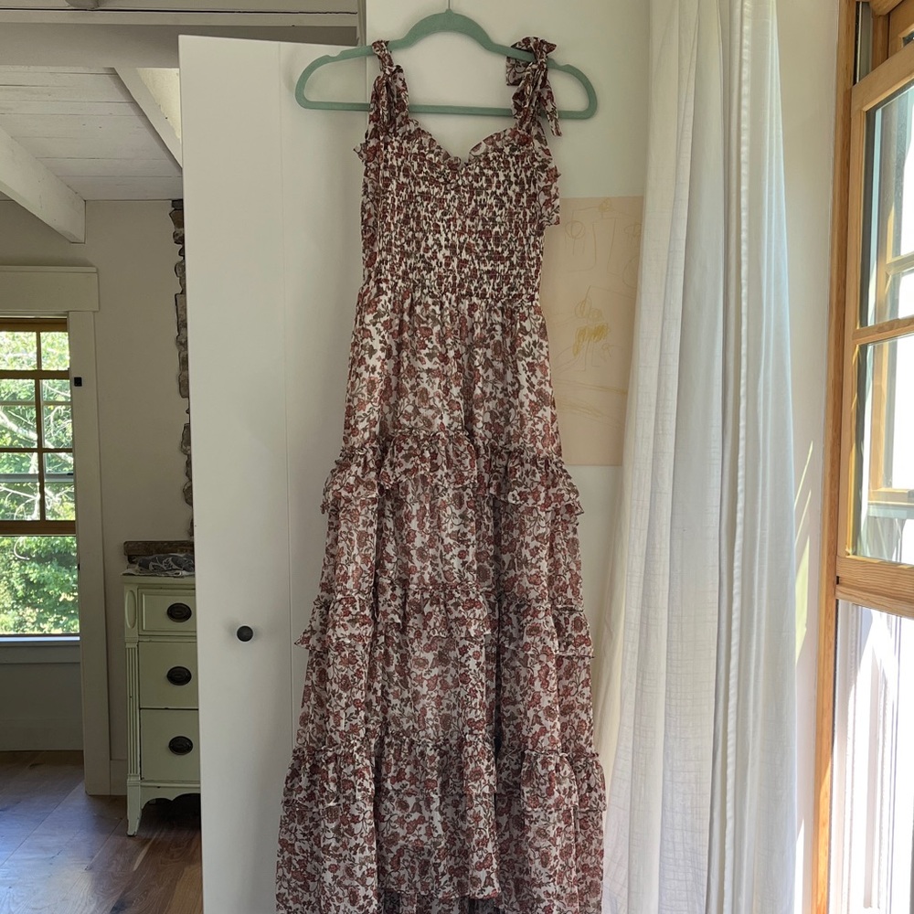 Tiered Floral Dress